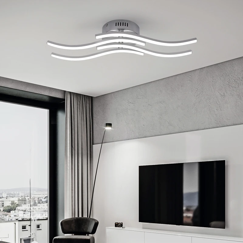 

Modern LED strip Chandelier Light Fixtures For New Home Indoor Lighting Pendant Lights living room shop restaurant decor Lights
