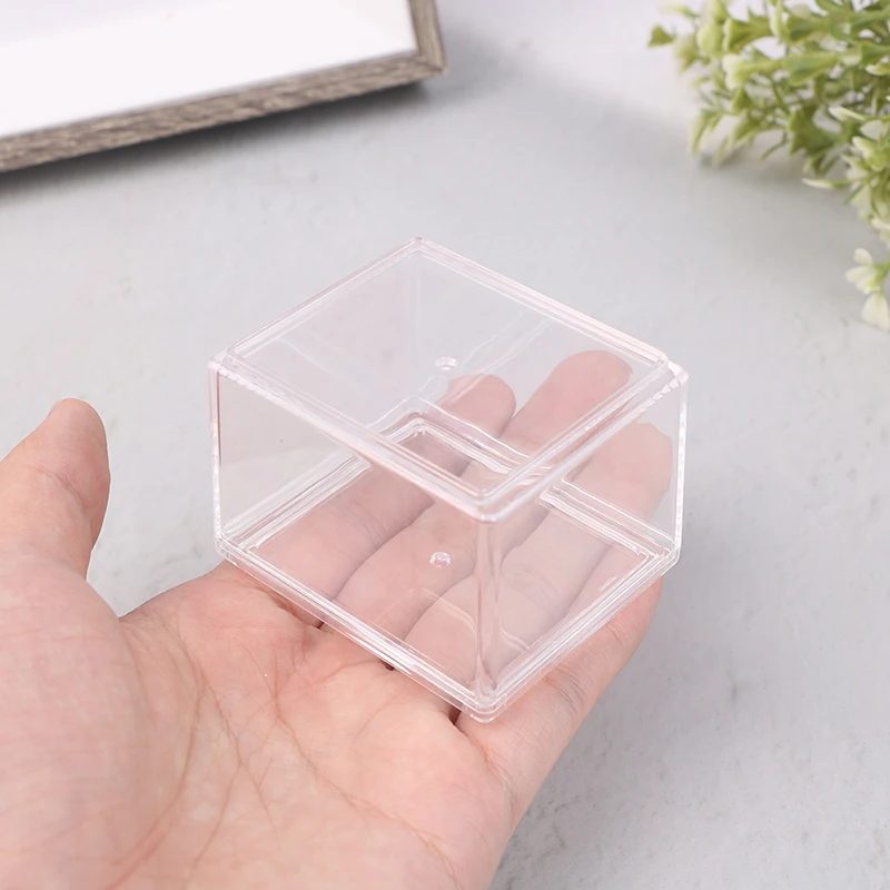 아크릴 투명 상자 3D 미니 농구화 모델, 생일 선물, 크리에이티브 아이템 조각, 2 개