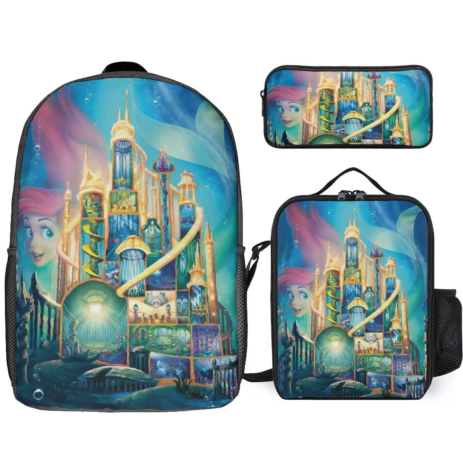 Personalizado Disney Schoolbag Padrão, DIY Exclusivo, Pen