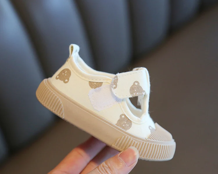 Kids Casual Canvas Sneakers - Cute Animal Print Shoes for Toddlers