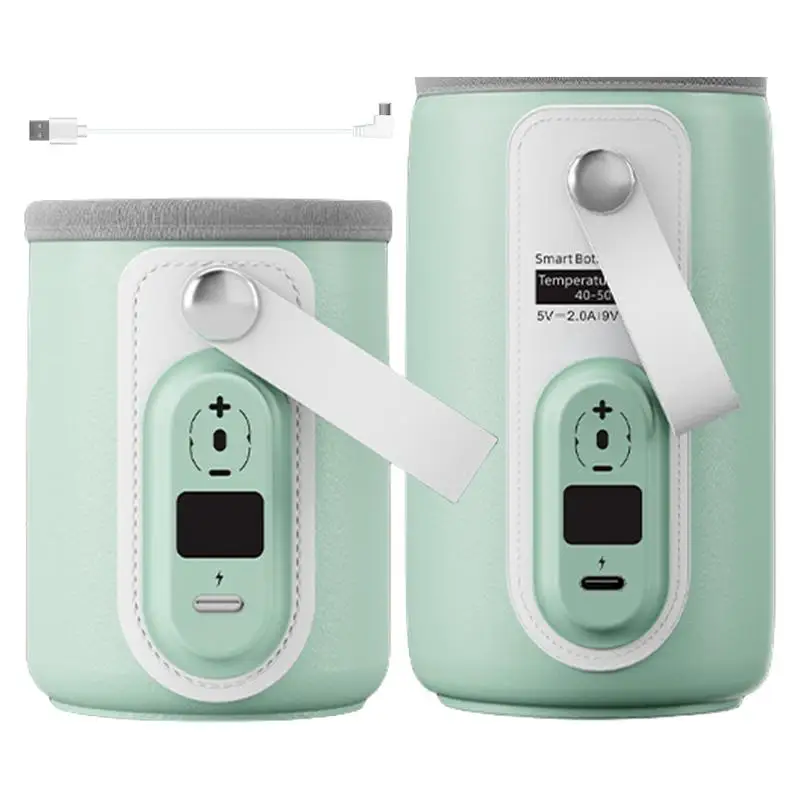 Baby bottle heater Baby Nursing Bottle Heater Safe Insulated Bag USB Rechargeable Milk Water Warmer Cover For Infant Outdoor Traveling Accessories