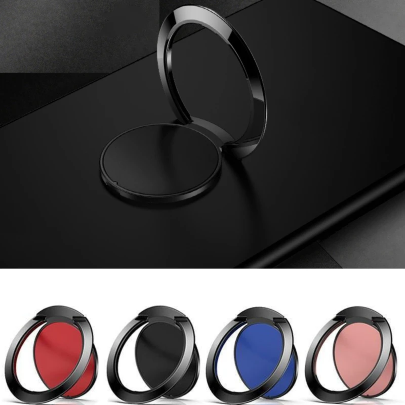 

Ultra Thin Finger Ring Holder Metal Universal 360 Rotation Stand for Phone