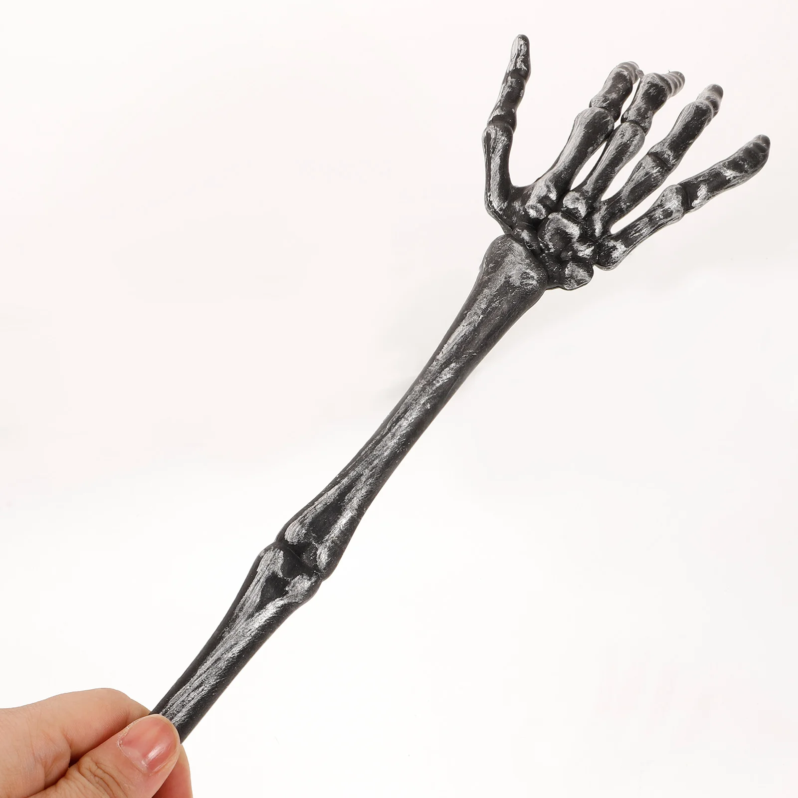 2 Pcs Salad Spoon Decorate Skull Claw Dessert Spoons Making Tools Mixing Hands Plastic Serving Forks plastic disposable spoon
