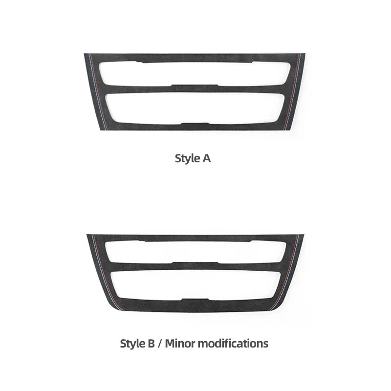 For BMW F20 F22 M235i 228i 220i 218i 2011-Car Air Conditioner CD Panel Cover Italy Suede Trim Tuning Accessories Betterhumz