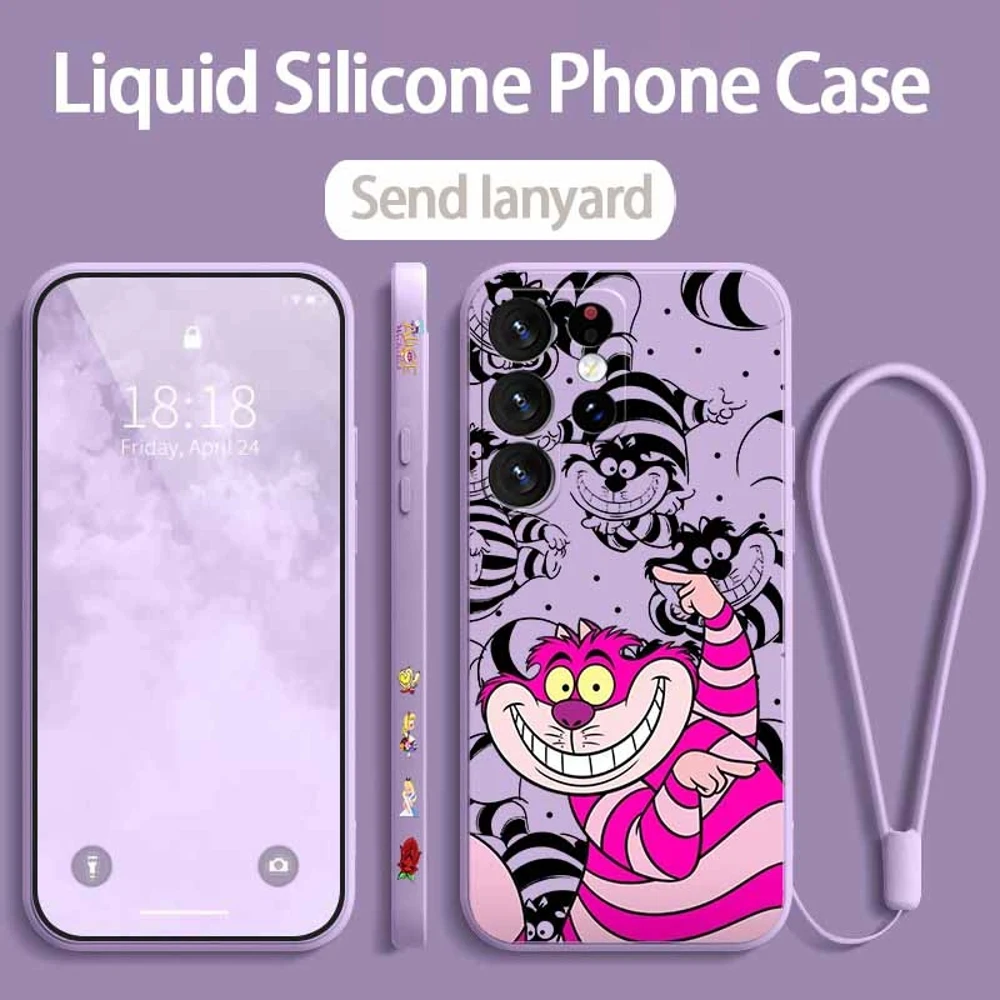 Alice in Wonderland Liquid Left Rope Phone Case