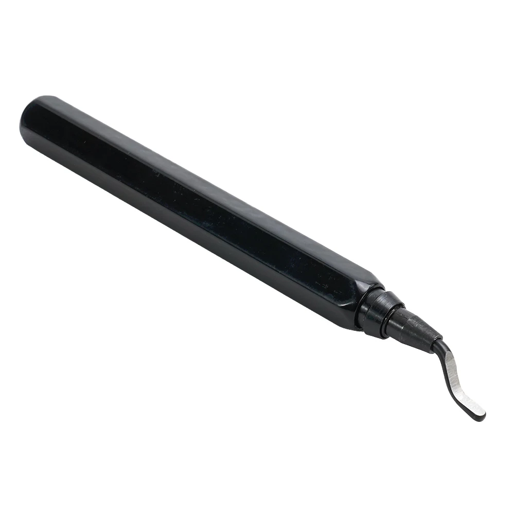 Description Picture 2 of itemBlade Deburring Handle Full Metal Lightweight Scraper Bar Tool Waterproof 14.4cmx1.25cm/5.55inx0.49in 2pcs/set