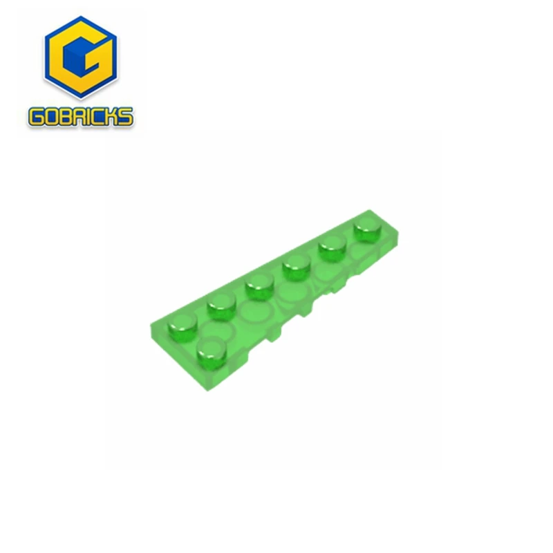 

Gobricks GDS-2143 Wedge Plate 6 x 2 Right compatible with lego 78444 Technical Liftarm Model Modified Building Blocks