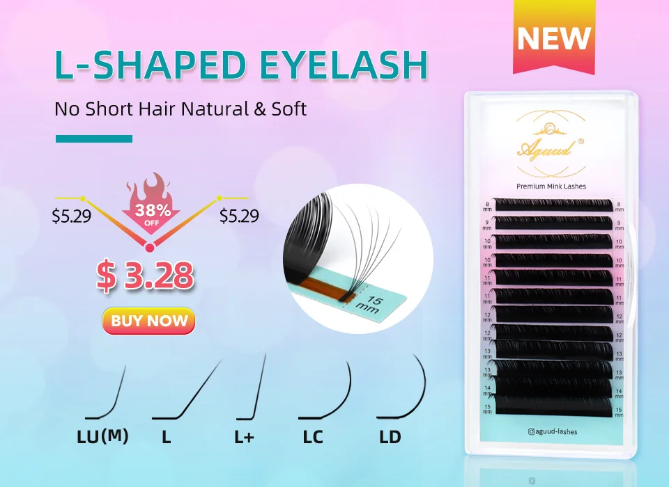 AGUUD 12 Rows Korea Silk False Mink Eyelashes Extensions Natural Soft Individual Eyelash Russian Volume Eye Lash Cilios AGUUD 12 Rows Korea Silk False Mink Eyelashes Extensions Natural Soft Individual Eyelash Russian Volume Eye Lash Cilios