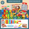 Creative DIY Handmade Mold Tool Ice Cream Noodles Machine Colorful Plasticine Making Toys Kids Play House Toys Colored Clay Gift 5