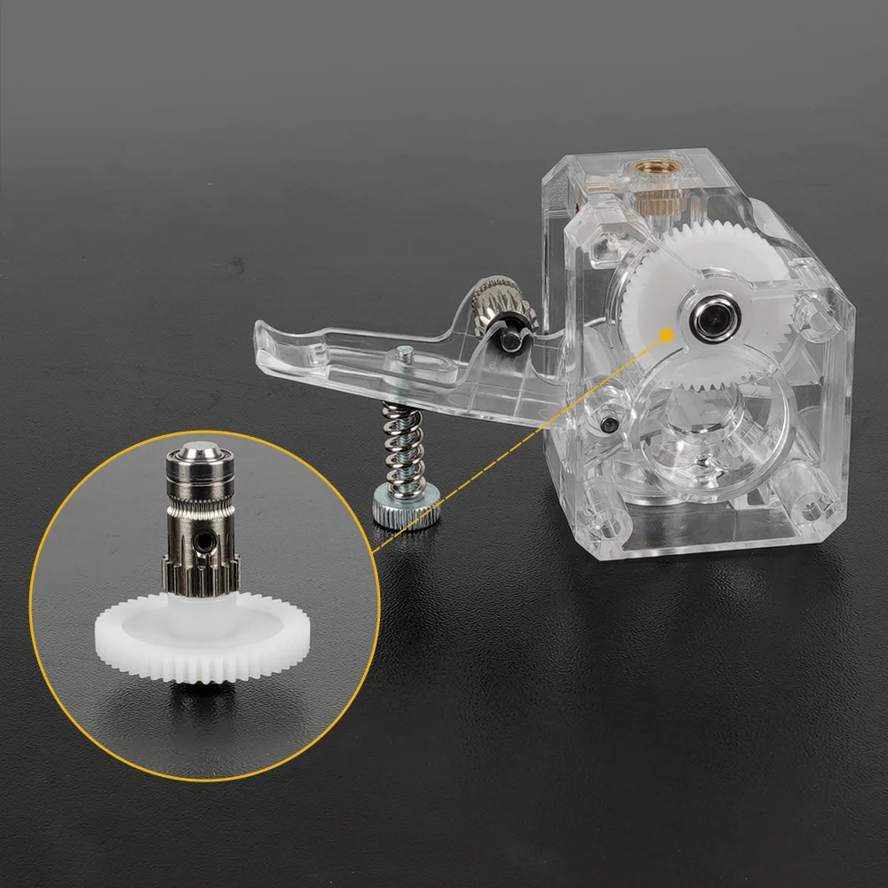 듀얼 드라이브 기어 압출기 키트 Prusa DIY Bowden 직접 압출기 용 BMG 용 경화 강철 업그레이드 피드 기어 압출기 키트