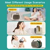 700W High Power Fan Heater PTC Ceramic Fast Heating Winter Portable Electric Heater Bedroom Office Home Warmer Dual Use 6