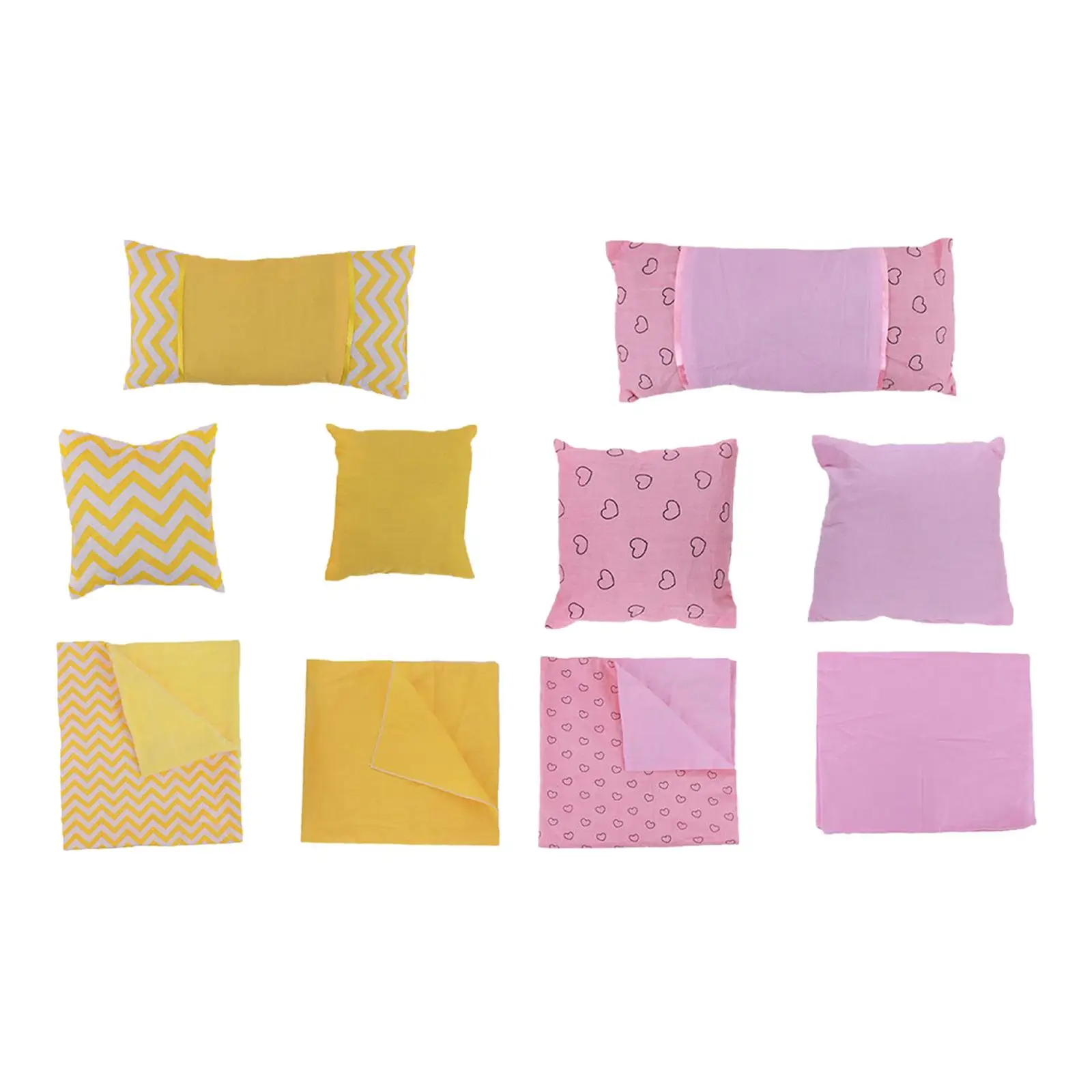 

Комплект постельного белья для куклы, аксессуар для спальни, 18 дюймов, пододеяльник, подушка, подарок для детей