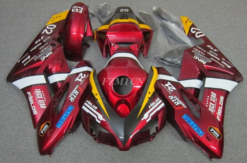 

4Gifts New ABS Motorcycle Fairings Kit Fit for HONDA CBR1000RR 2004 2005 04 05 Bodywork Set Custom Red White