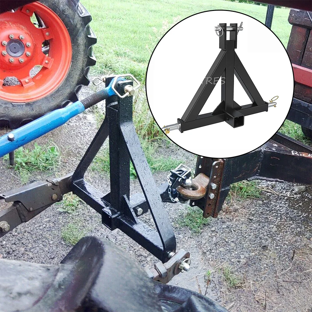 Standard 3 Point Hitch Adapter for Trailers & Farm Equipment 3 Point Tractor Trailer Hitch