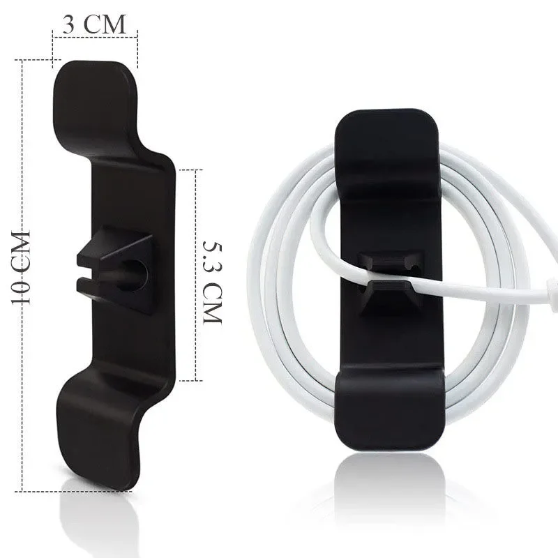 Cable Organizer 1/6Pcs Cord Wrapper Hooks Clip Cable Wire Organizer Kitchen Appliance Wire Winding Protection Household Appliances Cable Winder