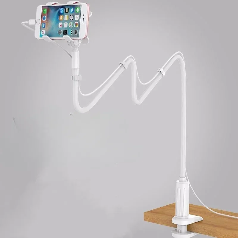 Sostegno Iphone Letto Supporto Universale Per Telefono Cellulare Supporto Flessibile Regolabile A 360 Clip 128751 - Foto 11