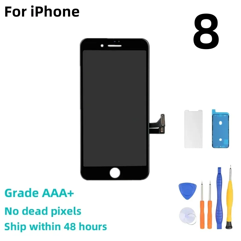 Aaaa Grade Per Iphone 5 5S 5C Lcd Perfect 3D Touch Screen Digitizer Assembly Display Per Iphone 6 6S 7 8 Plus