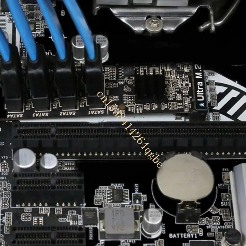 확장 카드 M.2 PCIE 4 포트 SATA3.0 M.2 SATA3.0 컨트롤러 승수 어댑터 T5UE
