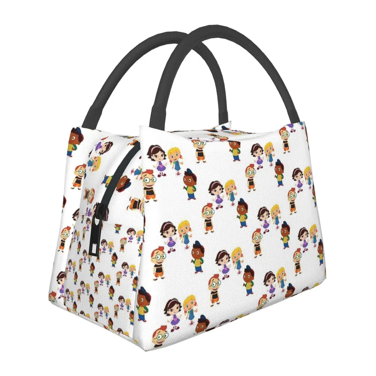 

Little Einsteins Squad Happy Lunch Bags Insulated Bento Box Resuable Lunch Tote Picnic Bags Cooler Bag for Woman Children Travel