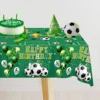 Soccer Tablecloth Sport Birthday Table Cover Football Birthday Decorations Plastic Sport Theme Party Decor Party Supplies 1
