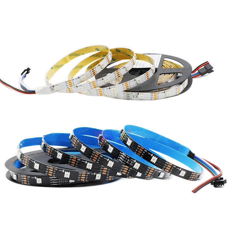 1  5m 5V ּ   SK9822 LED Ʈ    ð  30/60/144 LED/m SMD 5050 RGB ȼ Ʈ   APA102