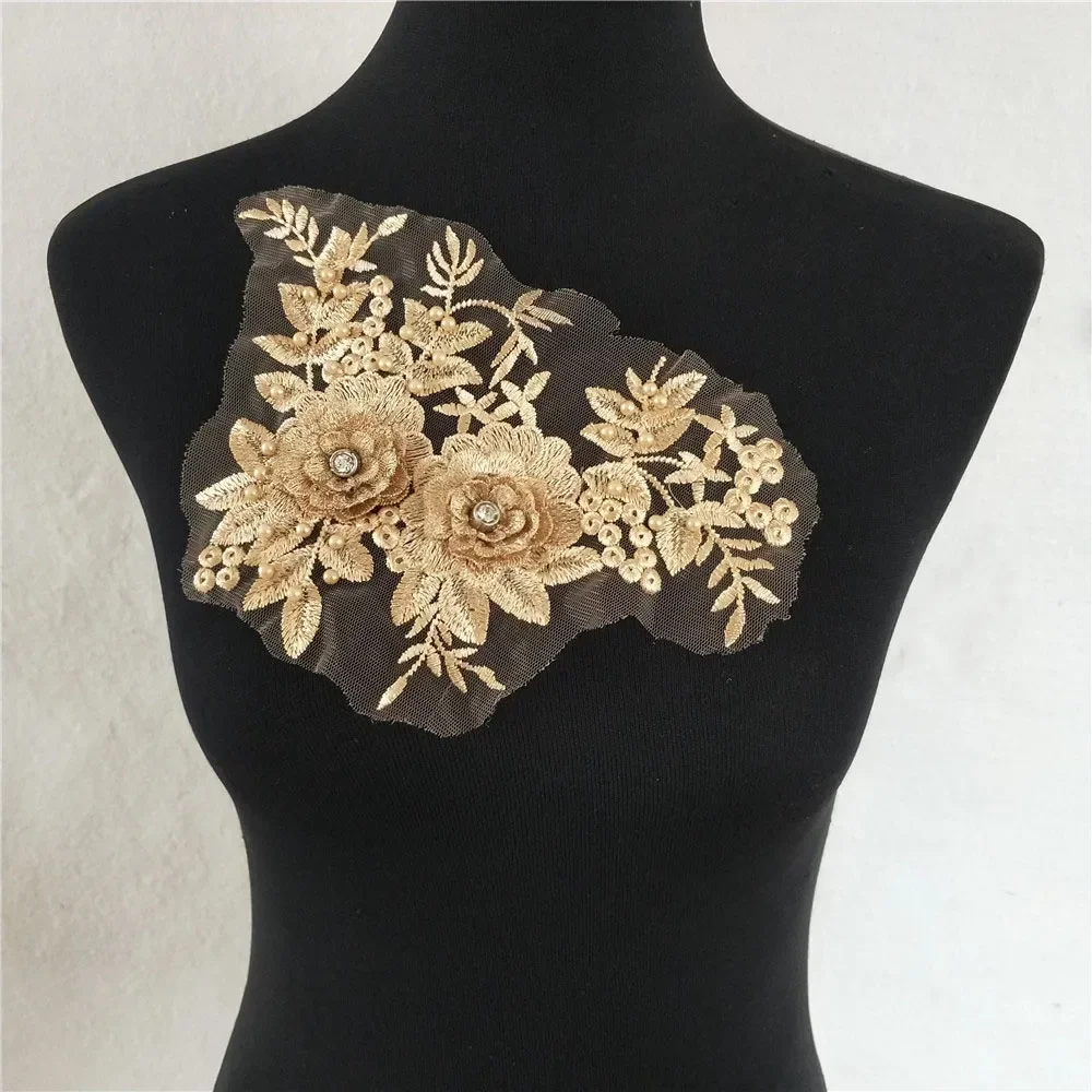 Fashion style Lace Collar Embroidery Applique DIY Sewing Lace Neckline Decoration Wedding Dress Accessories Craft Supplies lace garment accessories lace sewing supplies lace decoration lace accessories lace sewing accessories clothing craft accessories