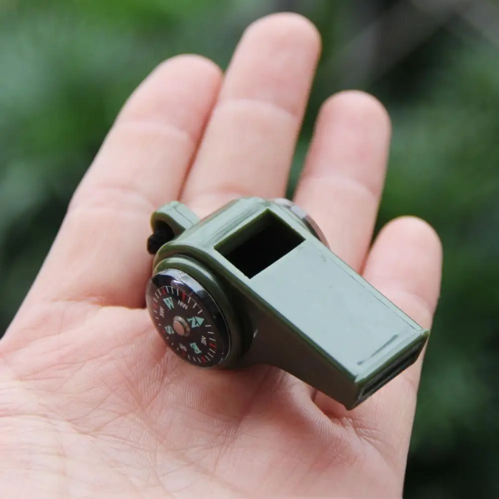 Compass thermometer three in one whistle life-saving multifunctional whistle referee coach field emergency