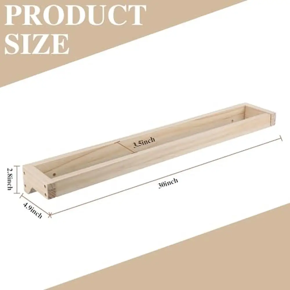 4 Pcs Wall Mounted Shoe Rack Organizer Space Saving Durable Wood Hanging Holder Footwear Storage Rackbasket Organizer Bouquet 3