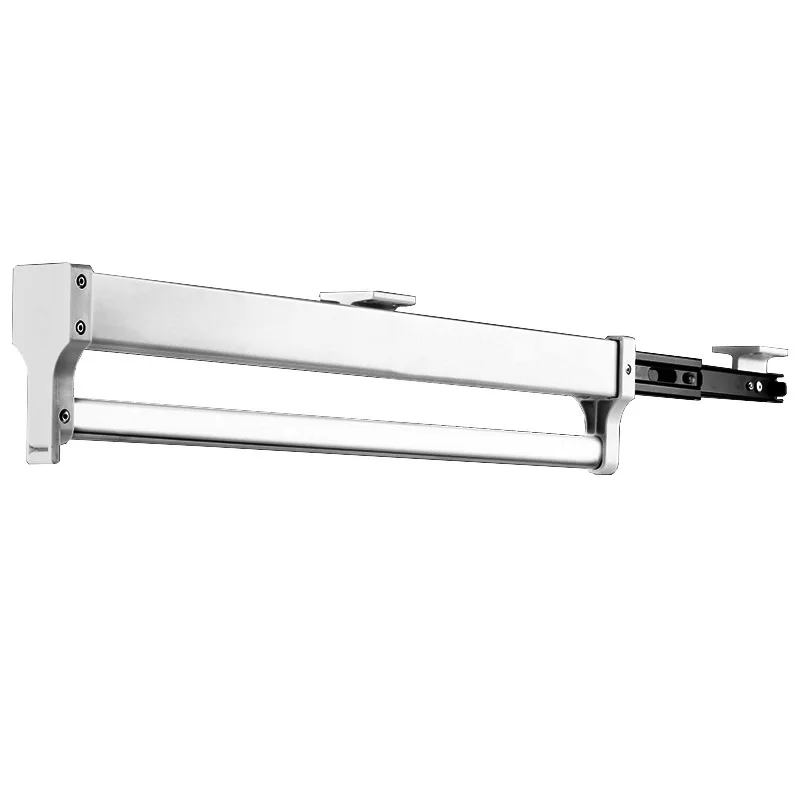 50KG heavy duty top mounted pull out closet hanger cabinet retractable clothes pants rack closet hanger