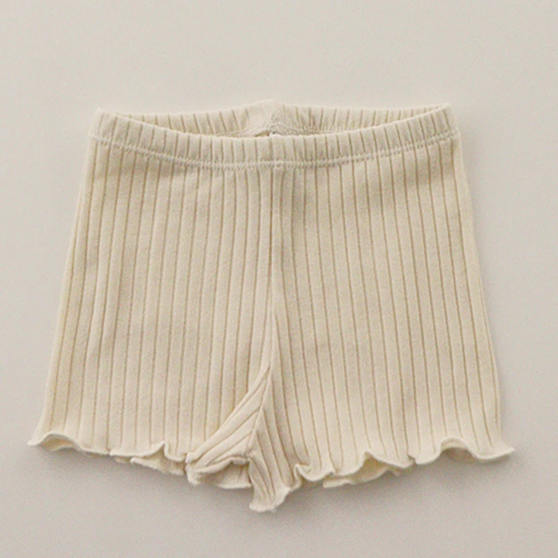 Summer Baby Clothing Set Children's Solid Color Long-sleeve Elastic Trousers Two Piece Suit Newborn Boys Girls Pants Outfit