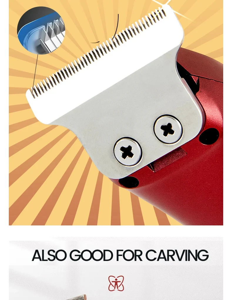 Mini Portable Electric Hair Trimmer - Rechargeable Bald Head Clipper