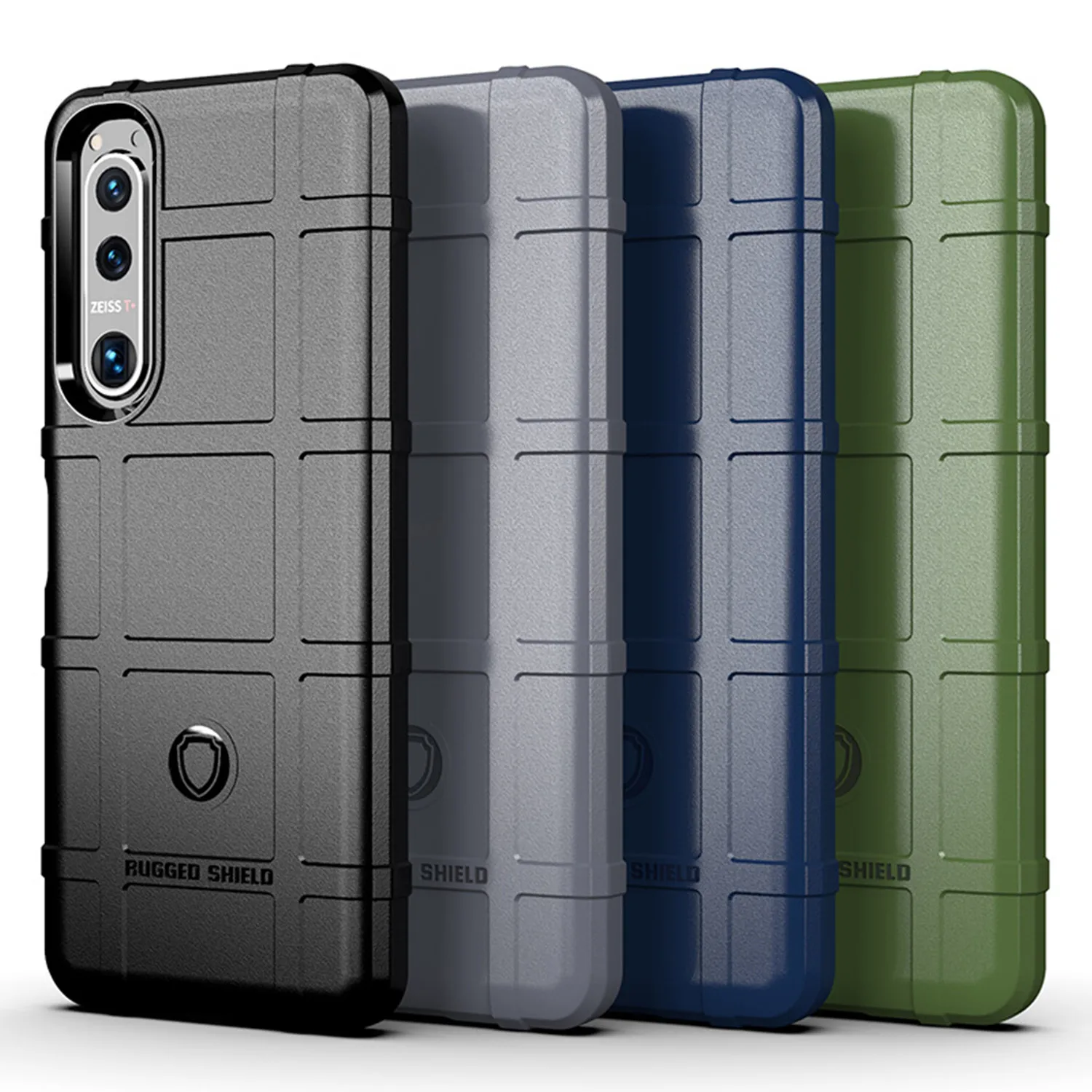 Armor Shield Anti-Knock Matte Back Cover for Sony Xperia 5iii - Durable Rubber Phone Case