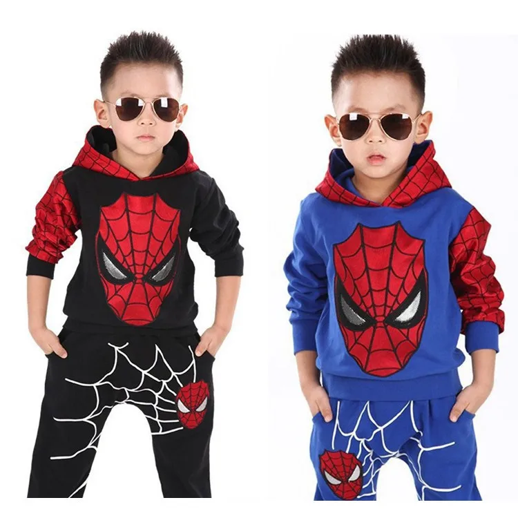 JXGWYZYW 2023 Summer Children's Jersey Baby Boys Cartoon Spiderman Number 08 Basketball Clothes Child 5-14