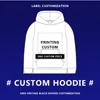 Hip Hop Harajuku Custom Hoodie Vintage Cotton Street Dress Pullover Personalized Custom Pattern Print 380G Washed Hoodie 1