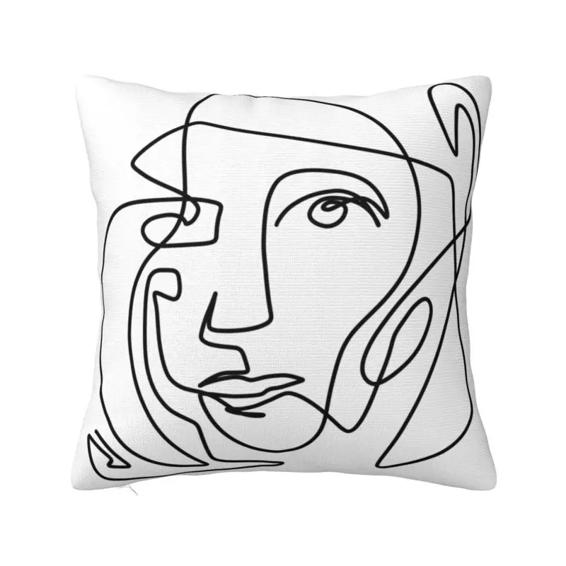 

Pablo Picasso One Line Abstract Art Modern Throw Pillow Cover Bedroom Decoration Spanish Artist Cushion