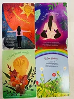 Finding Inner Peace Oracle deck Inspiration cards A 36 English Family Party Game Prophecy Cards Mysterious Destiny Divination 2