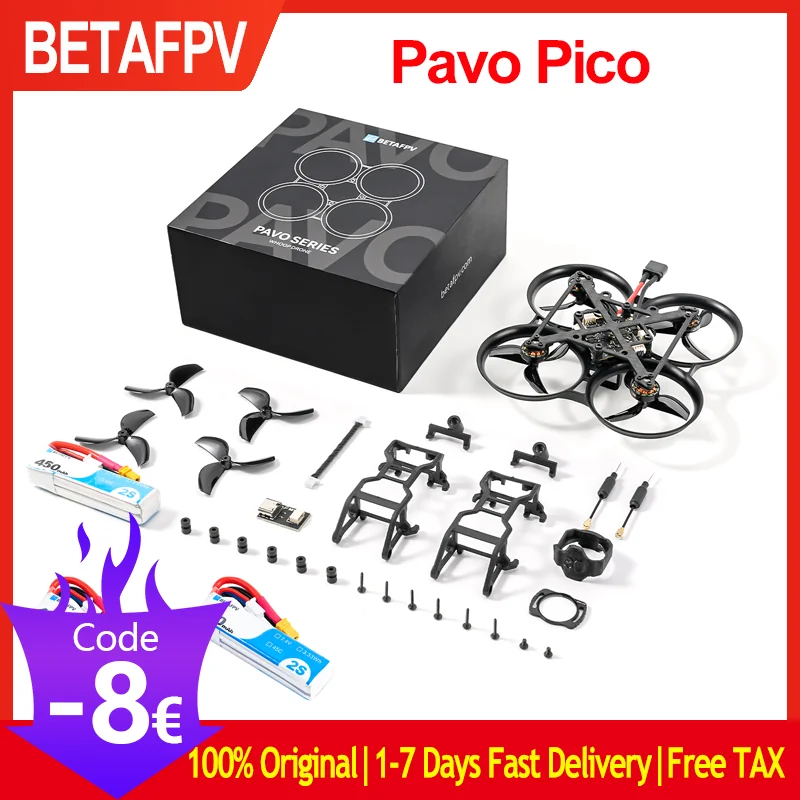 Betafpv Pavo Pico Quadcopter Whoop Senza Spazzole (Senza Hd Digital Vtx E Fotocamera)
