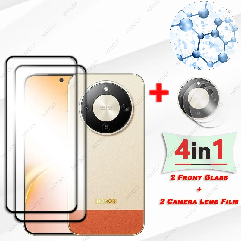 Premium Black Edge Glass Screen and Camera Lens Protector