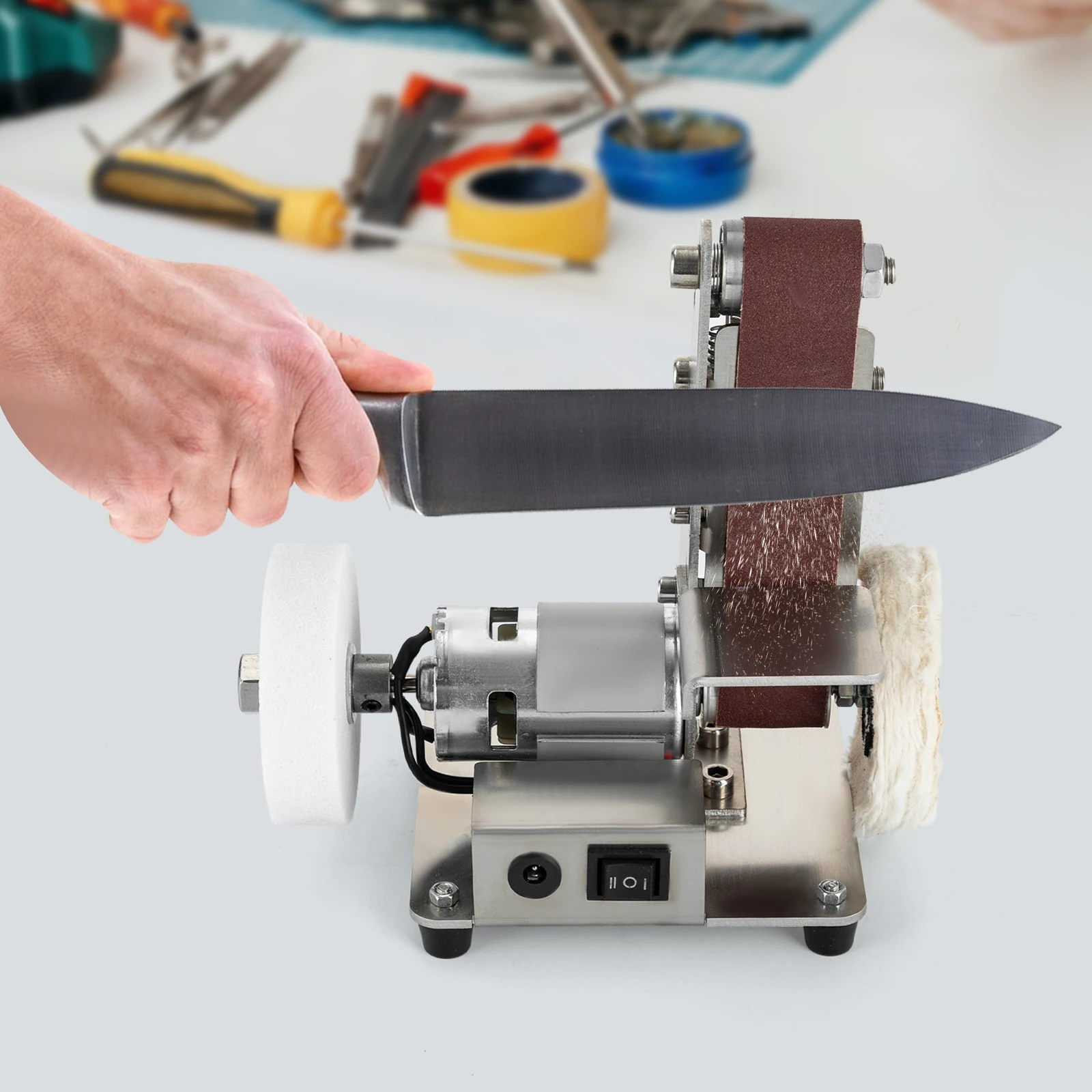 Belt Sander For Knife Making Mini Belt Sander Electric Bench