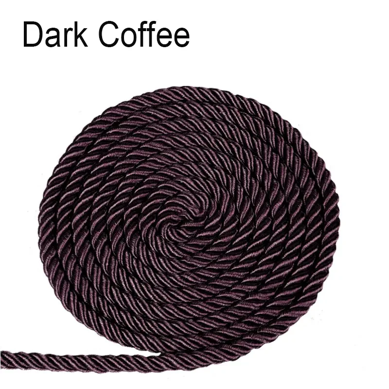 Luxurious 5mm Twisted Satin Rope for Elegant DIY Crafts & Decorative Packaging