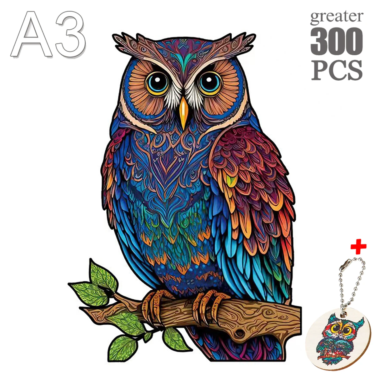 Wooden Puzzle 3D Puzzle Children Wooden DIY Colorful Seahorse Puzzles Crafts Animal Modeling Decompression Toys Jigsaw