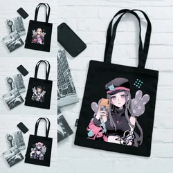 Shopping Bags Demon Slayer's Blade Tote Bag Shopper Shoulder Big Women Canvas Customizable Fabric Eco Folding Designer Handbags