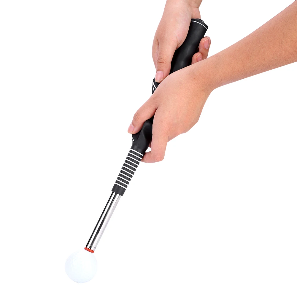 Click Sound Telescopic Warm Up Golf Swing Trainer Correcting Gesturer Training Aid For Tempo Grip Strength Practice for Beginner
