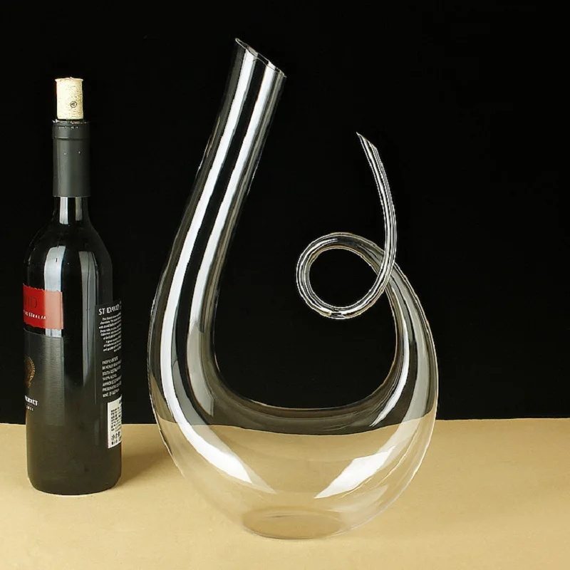 Wine aerator pourer wine aerator decanter 1700ML Wine Decanter Swan Red Wine Snuggie Decanters Hand Blown Bar Party Carafe Lead-free Fashion Crystal Champagne Aerator Set