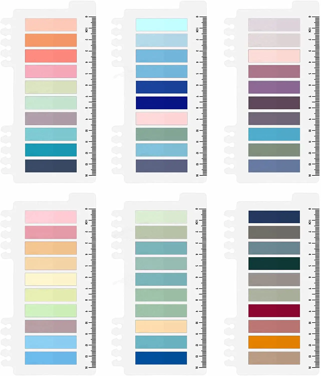 스티커 인덱스 탭 페이지 마커, 컬러 북 탭, 스티커 노트 페이지 플래그, 인덱스 탭, 주석 탭 라벨 스티커, 1200 개 