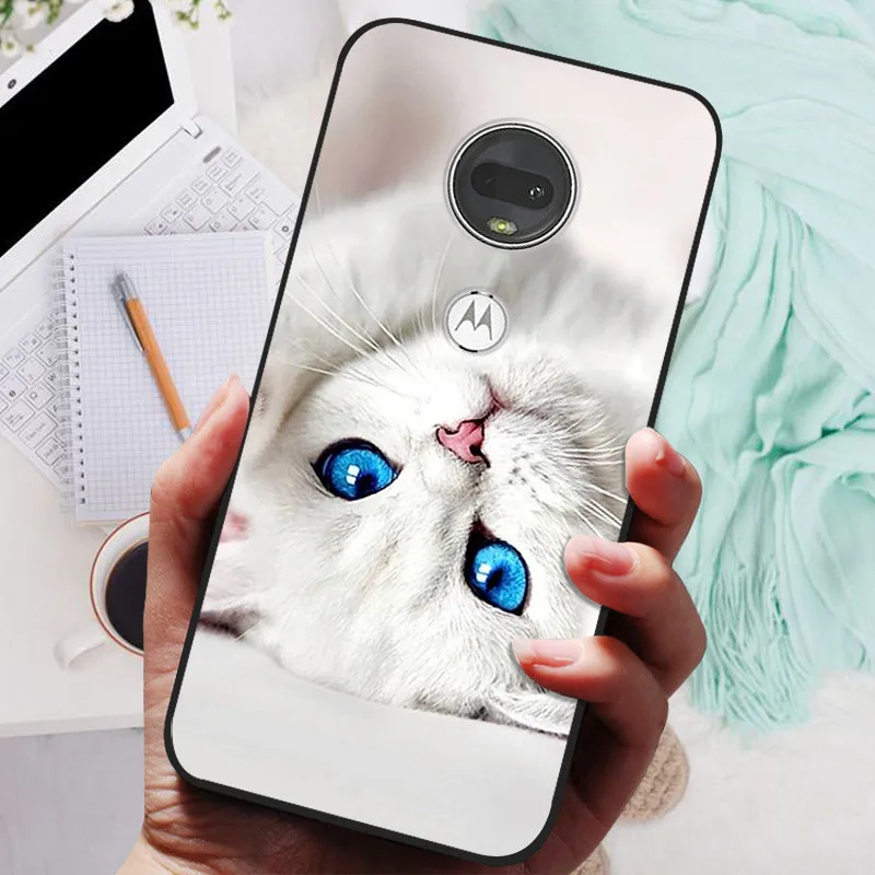 Stylish Soft TPU Protective Case - Fashionable Painted Cover for Motorola Moto G7 Series