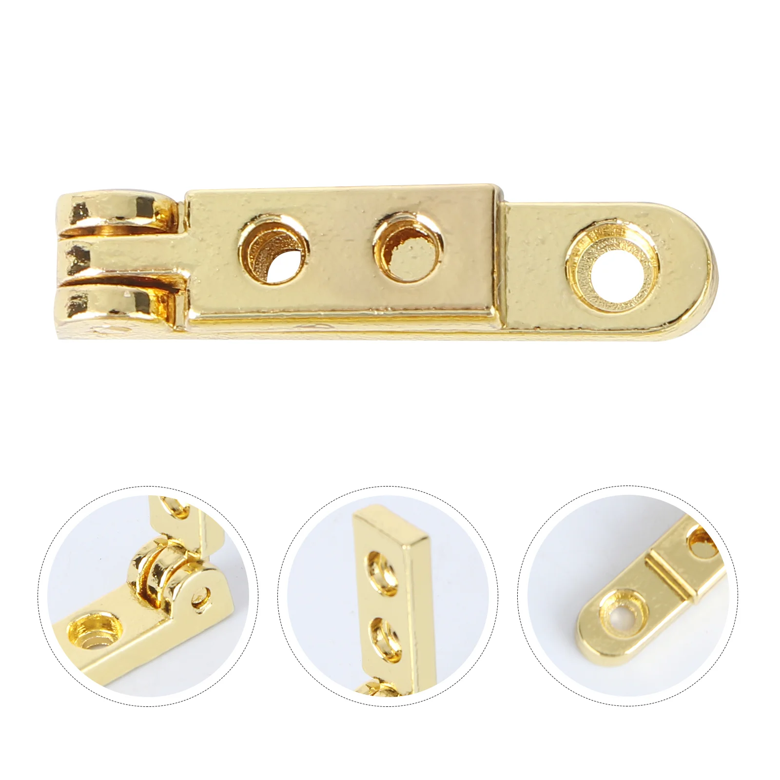 

10pcs Wooden Box Accessories Jewelry Box Hinge Zinc Alloy Hinge Screw Simple Hinge Tools