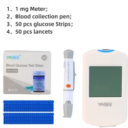 Multifunctional Glucose, Ketone, and Uric Acid Testing Kit with Large LCD Display (Mg meter BG 50)
