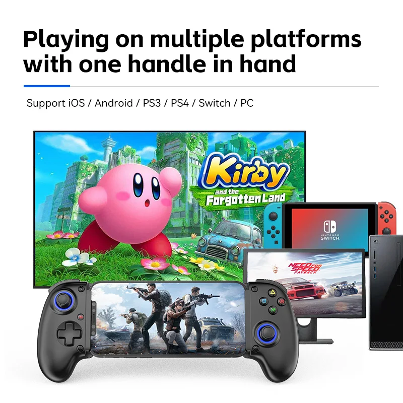 NEW BSP-D10 D10S Stretching Cooling Game Controller For SWITCH/Android/Apple IOS Tablet /PS3/PS4 ForXBOX Gamepad Streaming