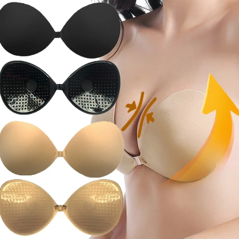 

Invisible Self Adhesive Chest Stickers Strapless Lift Up Nude Stick Bra Women Summer Strappy Dress Underwear Breast Petals